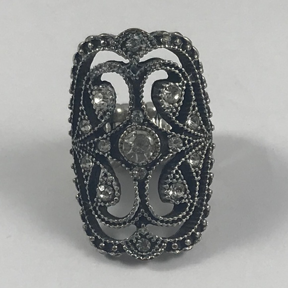 Vintage Jewelry - Vintage Silver Tone Ring, Vintage Jewelry, Size 6 Vintage Jewelry - Vintage Silver Tone Ring, Vintage Jewelry, Size 6